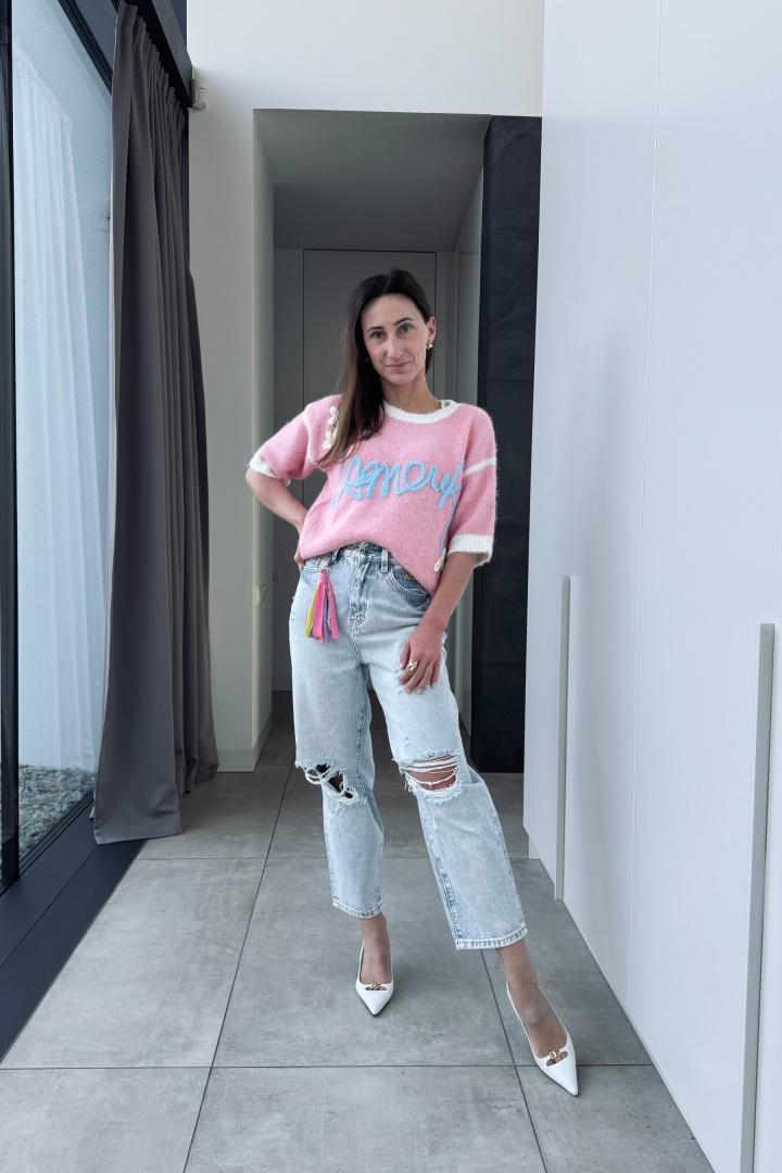 【COLOR iN ID】balloon hip wide jeans Balloon fit jeans Color grey - RESERVED - 897GM-90J